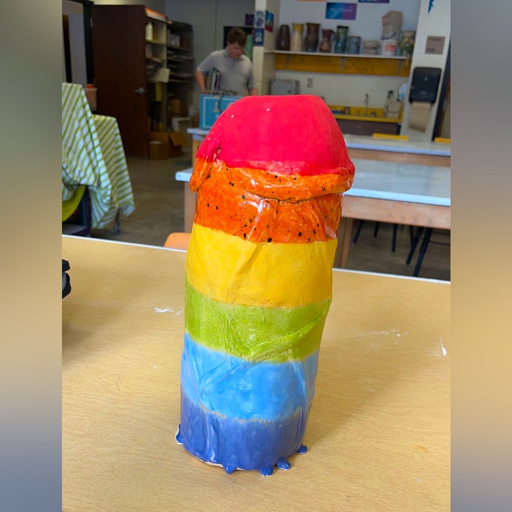 Ceramic Rainbow Penis
